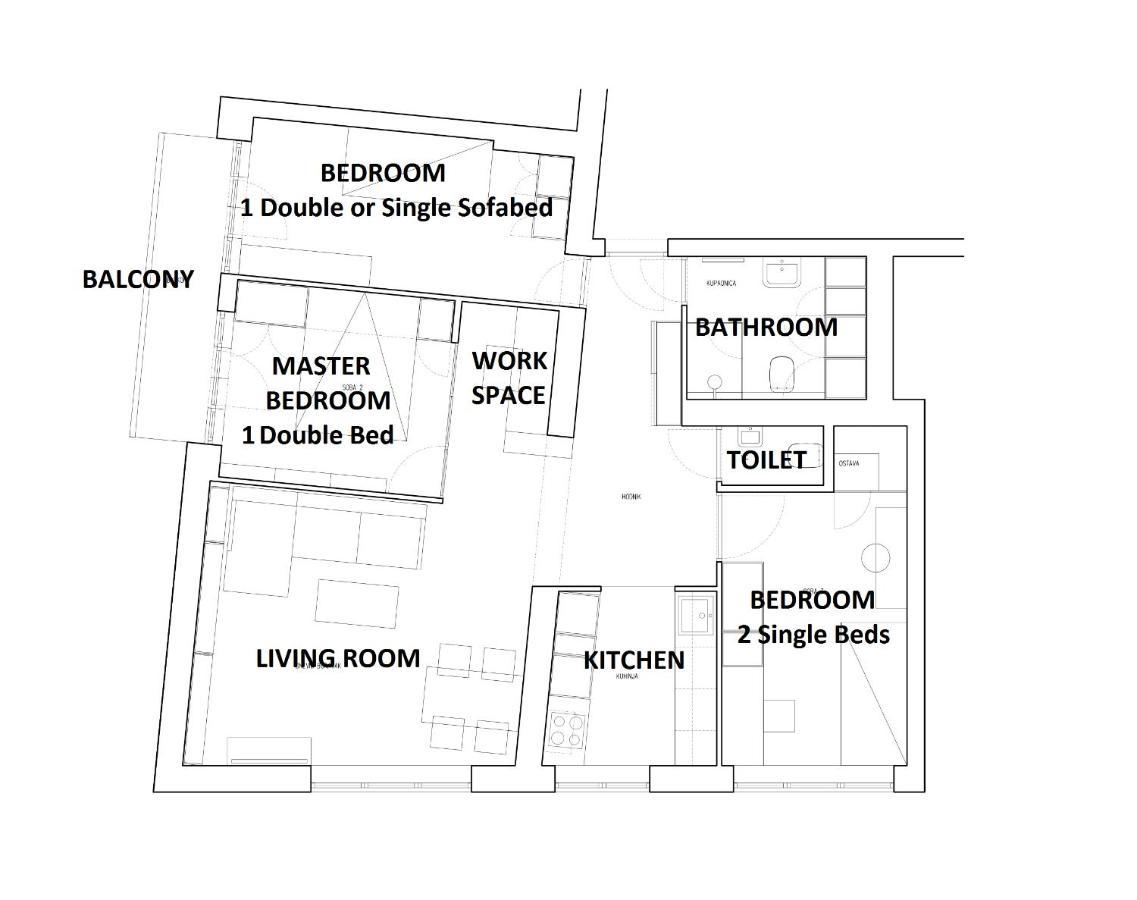 Poet'S Street Apartment زغرب المظهر الخارجي الصورة